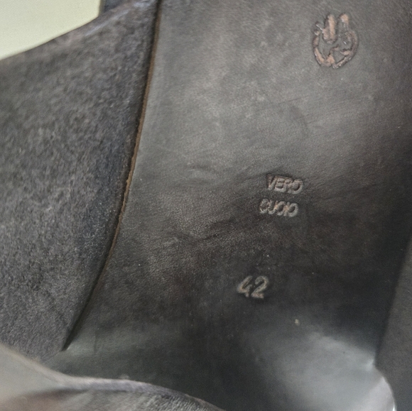 BRADOR  Walk TDM Slide Leather Sandals size 42 or US 9 Made In Italy - Picture 14 of 16